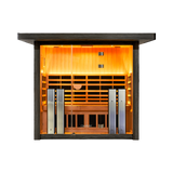 Clearlight Sanctuary Outdoor 5: Outdoor Full Spectrum 5 Person Infrared Sauna (COVER INCLUDED)