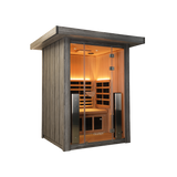 Clearlight Sanctuary Outdoor 2: Outdoor Full Spectrum 2 Person Infrared Sauna (COVER INCLUDED)