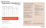 Clearlight Sanctuary Outdoor 5: Outdoor Full Spectrum 5 Person Infrared Sauna (COVER INCLUDED)