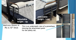 Symphony Sleep ES600 Adjustable Base with choice of High-Low OR Elevation Kit