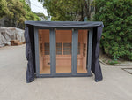 Clearlight Sanctuary Outdoor 5: Outdoor Full Spectrum 5 Person Infrared Sauna (COVER INCLUDED)