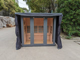 Clearlight Sanctuary Outdoor 5: Outdoor Full Spectrum 5 Person Infrared Sauna (COVER INCLUDED)